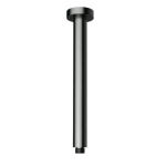 Cora Round Gun Metal Vertical Shower Arm 300mm